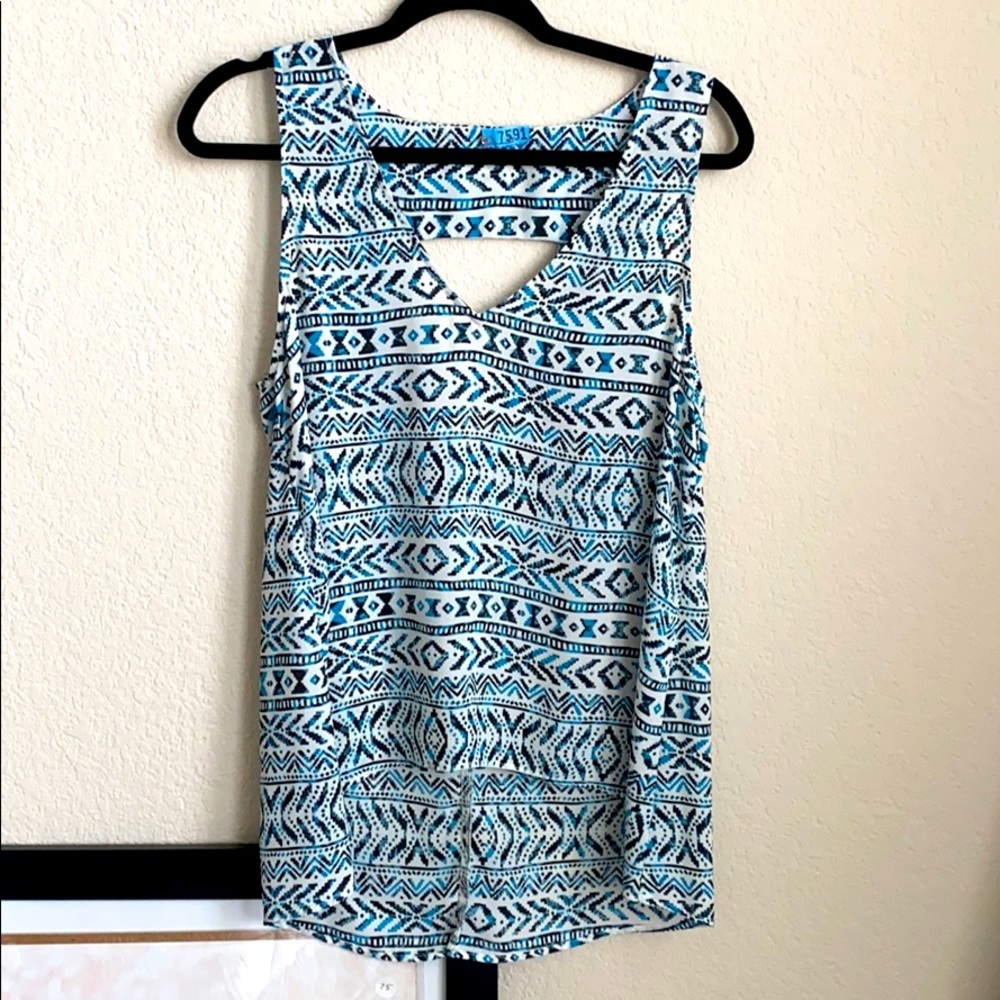 Aztec design Tank Top